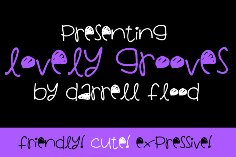 Lovely Grooves Font