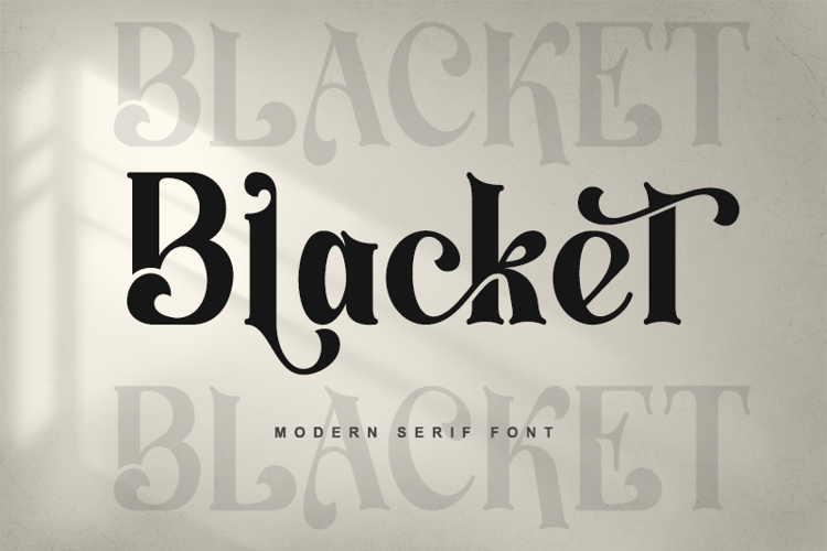 Blacket - Font