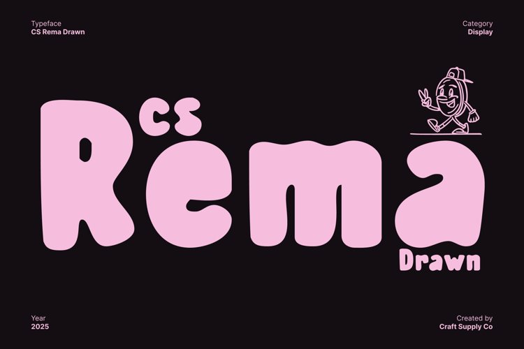 Preview of CS Rema Drawn Font