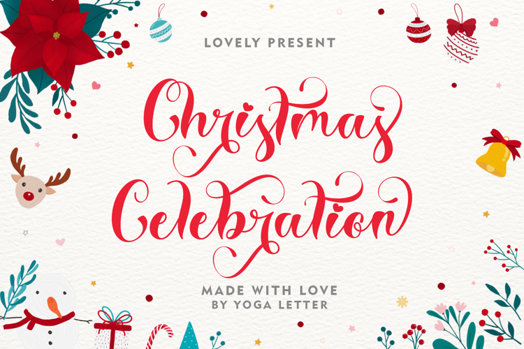 Christmas Celebration Font