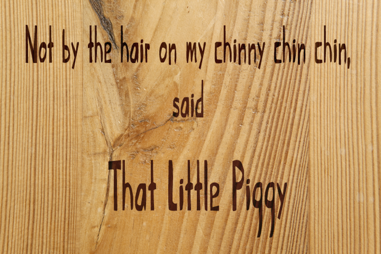 That Little Piggy Font