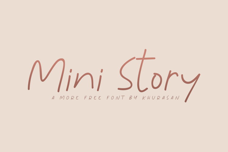 Mini Story Font