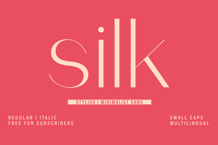 Preview of Silk Font