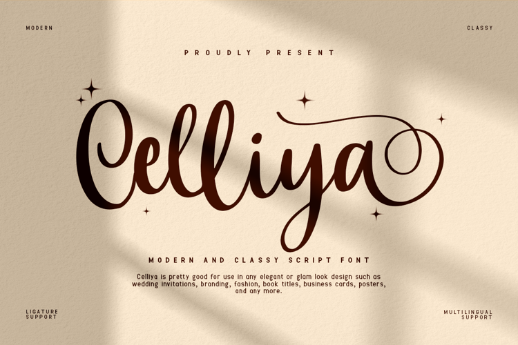 Celliya Font