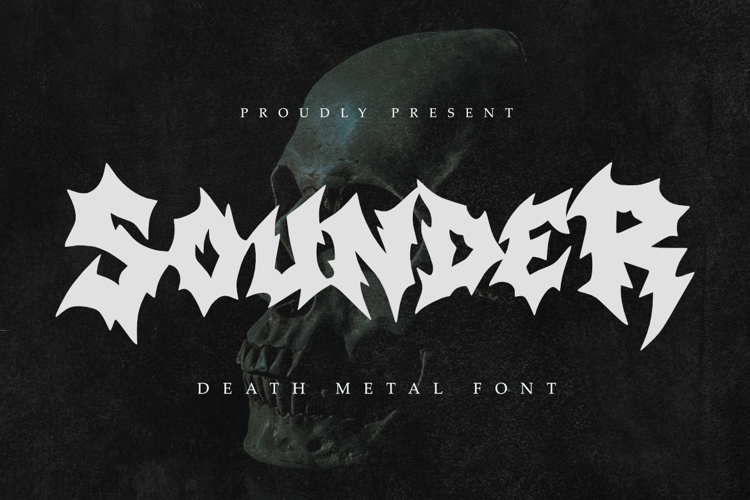 Preview of Sounder Font