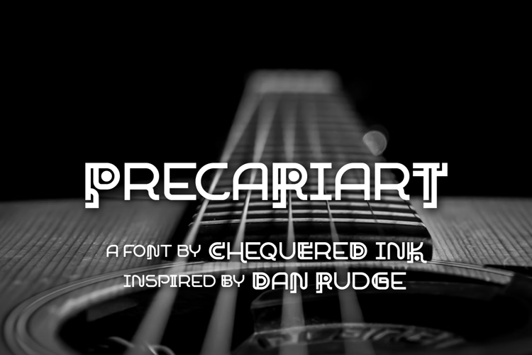 Preview of Precariart Font