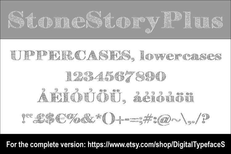 StoneStoryPlusP Font