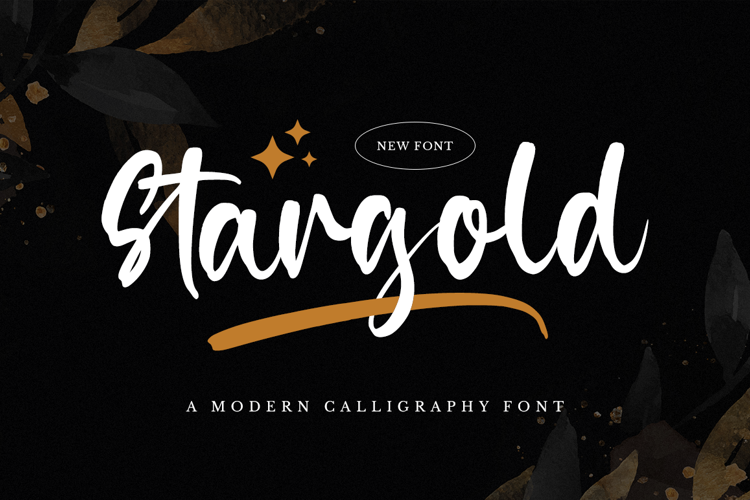 Preview of Stargold Font