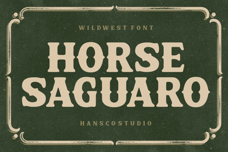 Horse Saguaro Font