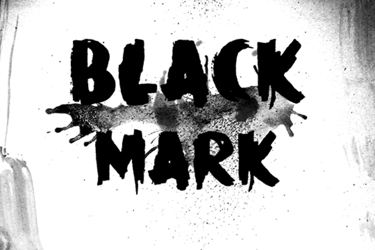 DK Black Mark Font