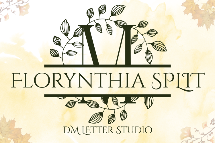 Preview of Florynthia Split Font