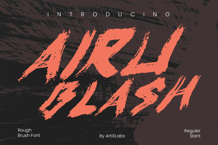 Preview of Airu Blash Font
