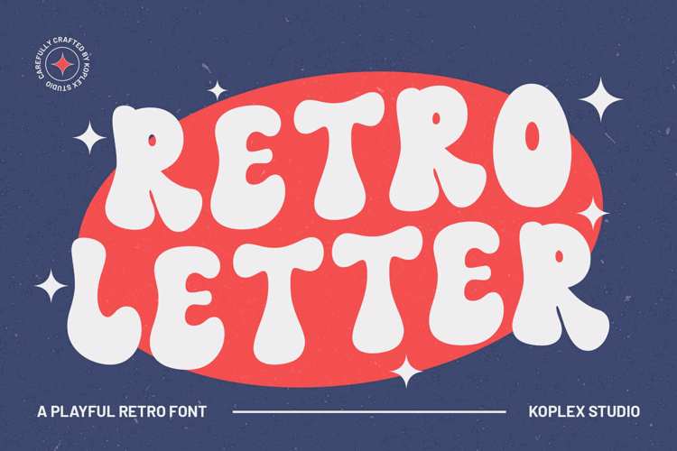 Preview of Retro Letter Font