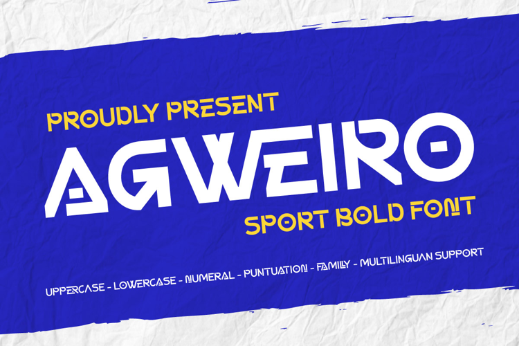 Preview of Agweiro Font
