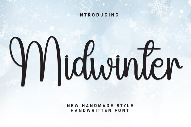 Preview of Midwinter Font