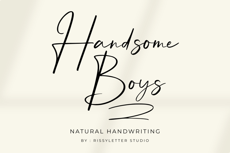 Handsome Boys Font