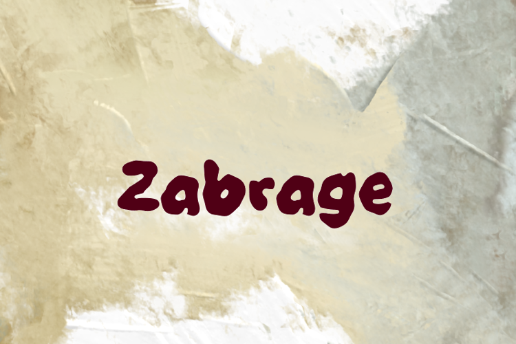 Preview of z  Zabrage Font