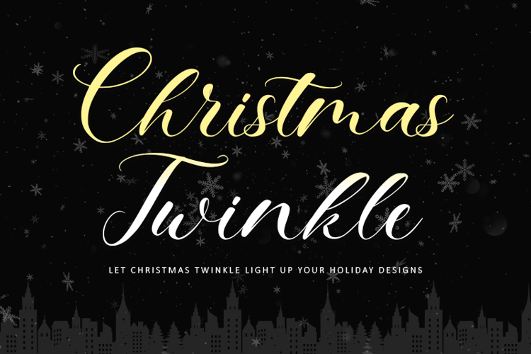 Christmas Twinkle Font