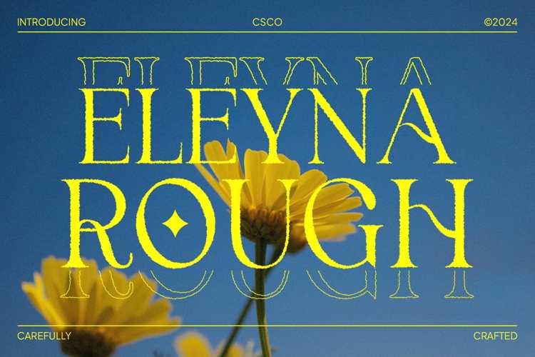 Eleyna Rough Font