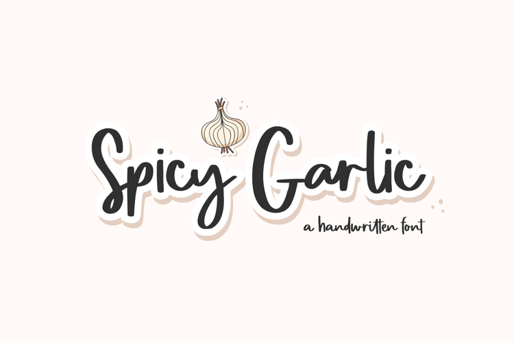 Spicy Garlic Font