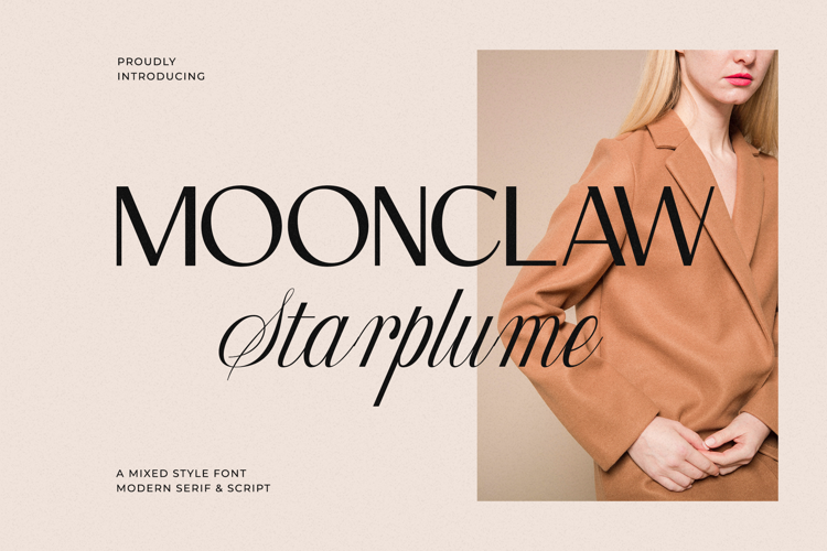 MOONCLAW Starplume Font