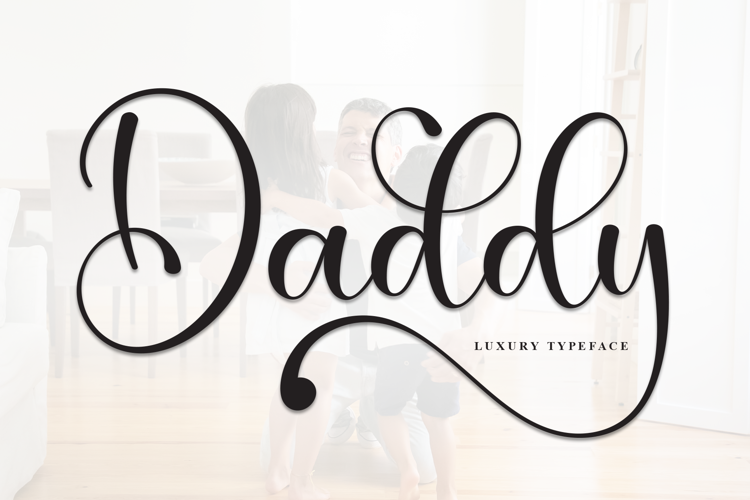 Preview of Daddy Font