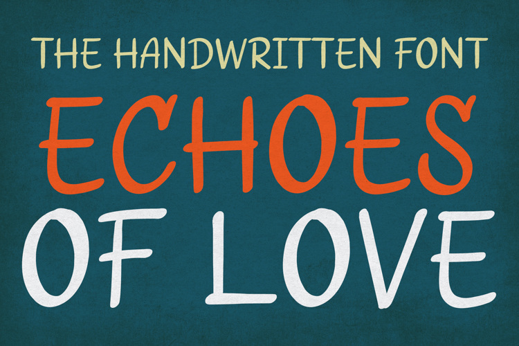Preview of Echoes of love Font