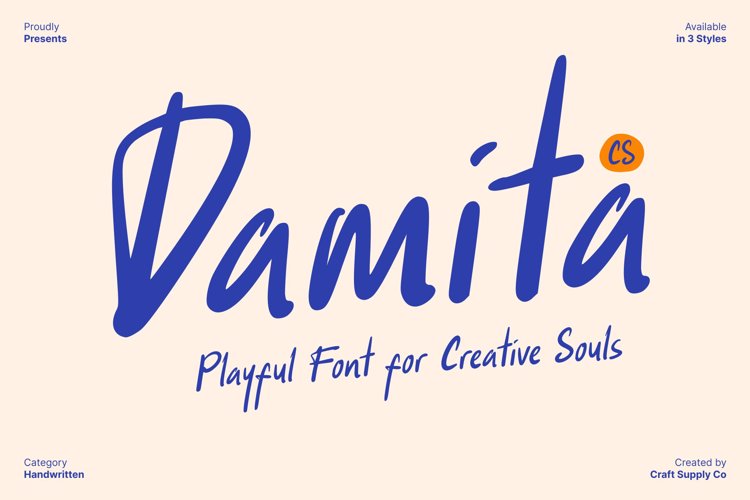 Preview of CS Damita Font