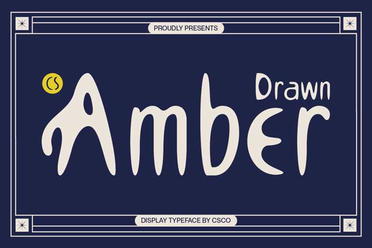 Preview of CS Amber Drawn Font