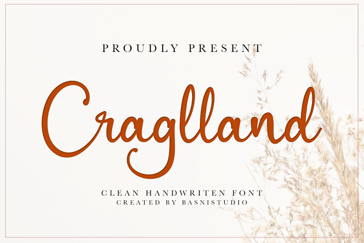 Craglland Font