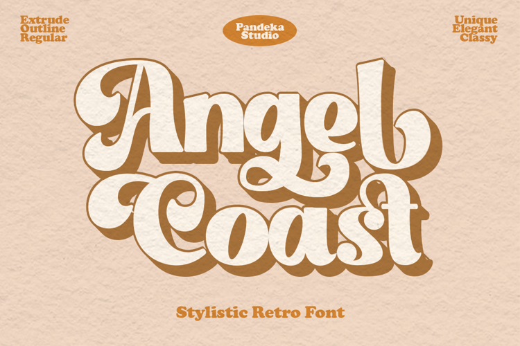 Preview of Angel Coast Font