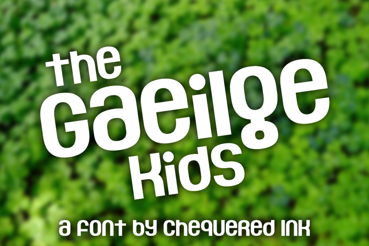 The Gaeilge Kids Font
