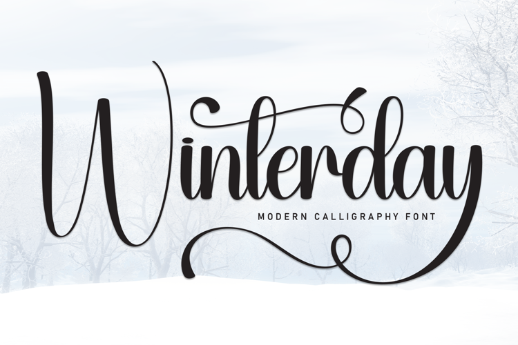 Preview of Winterday Font