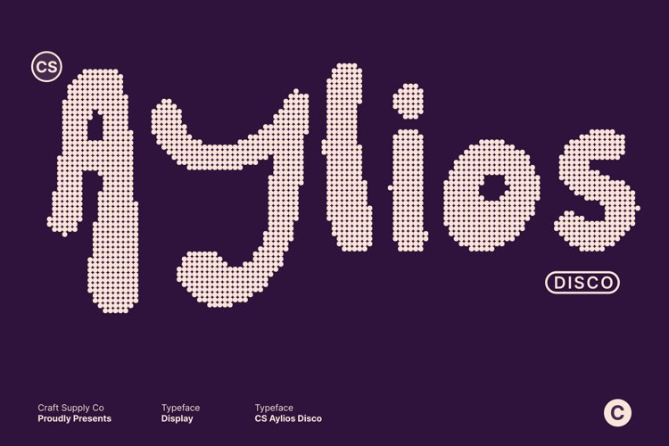 Preview of CS Aylios Disco Font