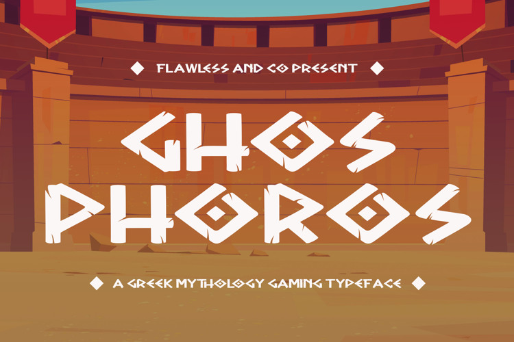 Preview of GHOSPHOROS Font