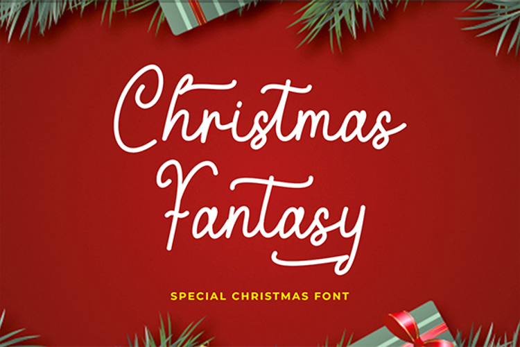 Preview of Christmas Fantasy Font