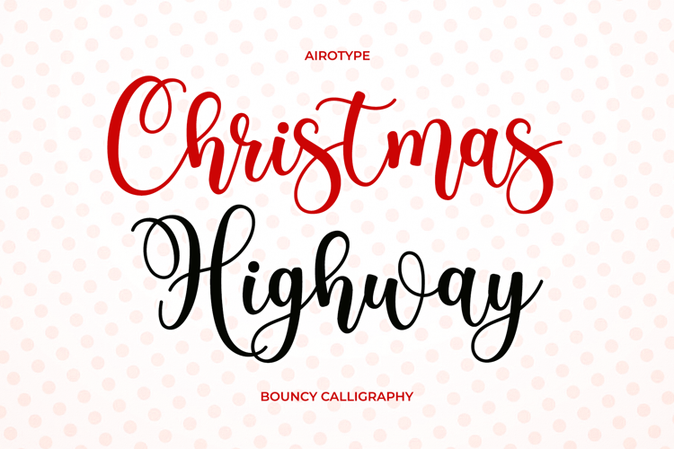 Christmas Highway Font