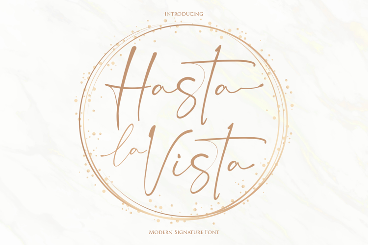 Hasta la vista Font