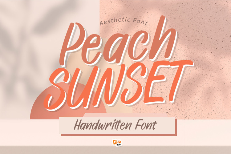 Peach Sunset Font