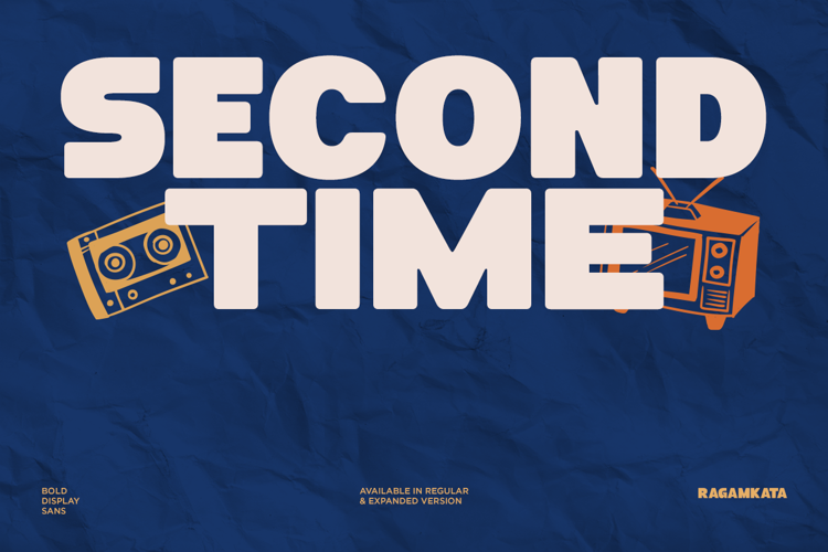 Preview of Second Time Font
