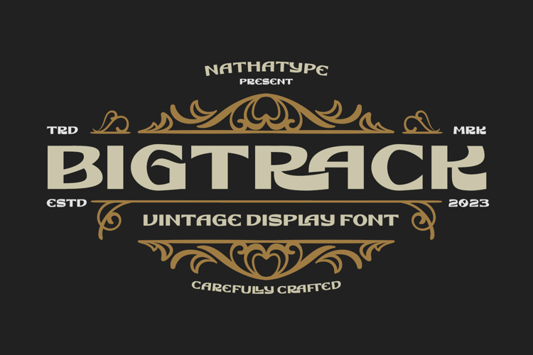 Bigtrack Font