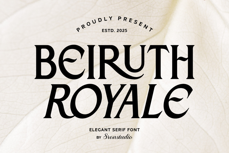 Preview of Beiruth Font