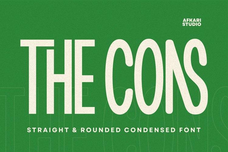 Preview of The Cons Font