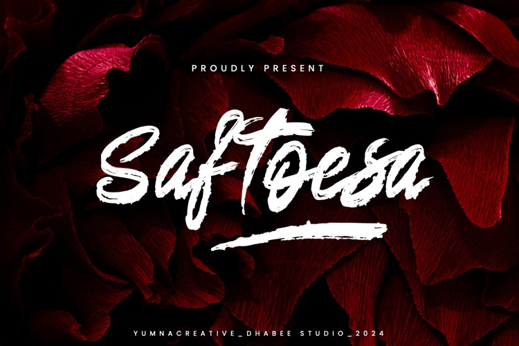 Saftoesa Font