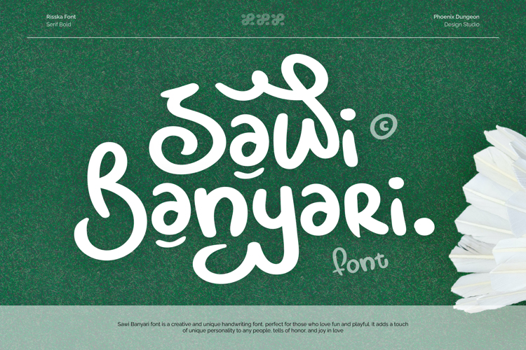 Preview of Sawi Banyari Font