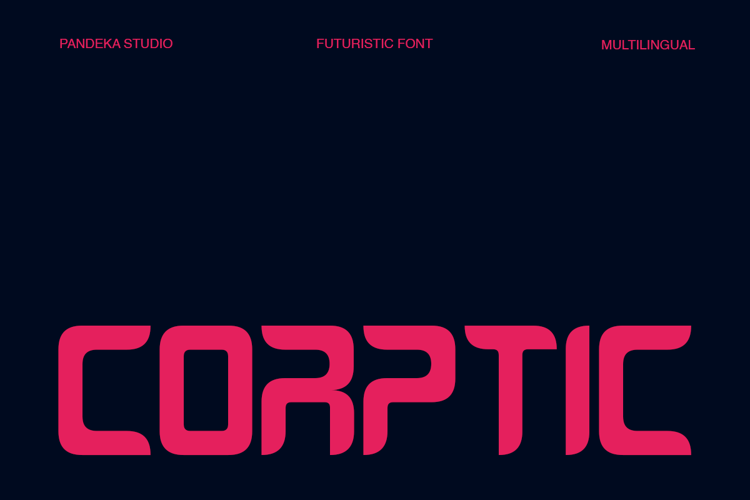 Preview of Corptic Font