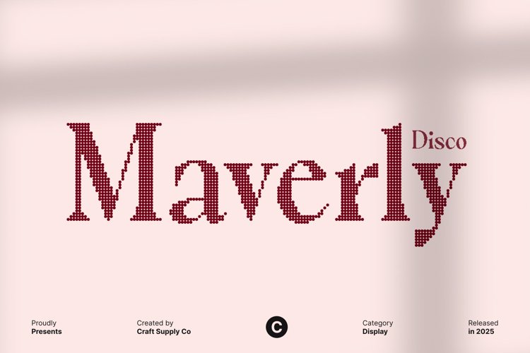 Preview of Maverly Disco Font