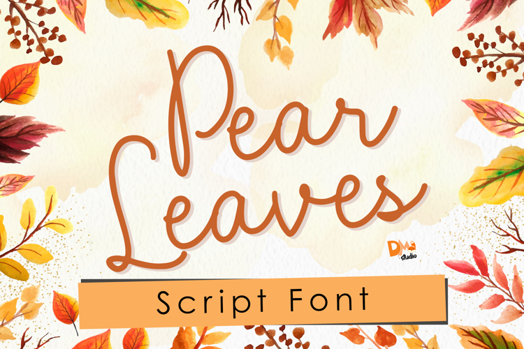 Pear Leaves Font