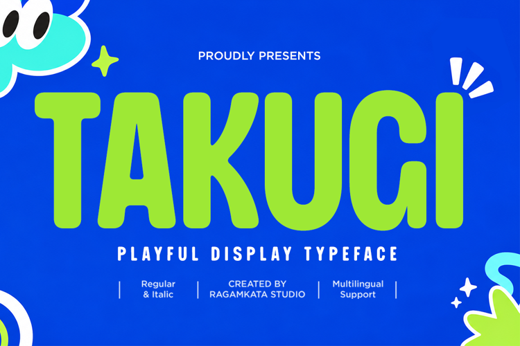 Preview of Takugi Font