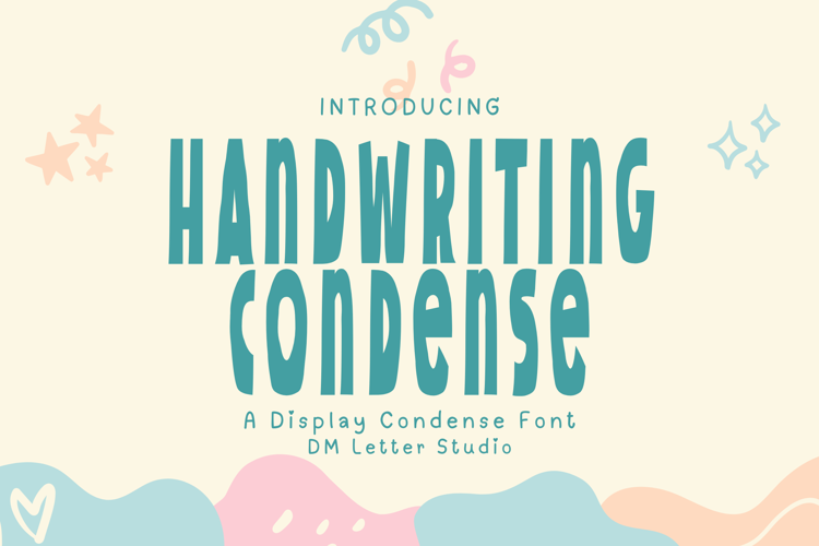 Handwriting Condense Font